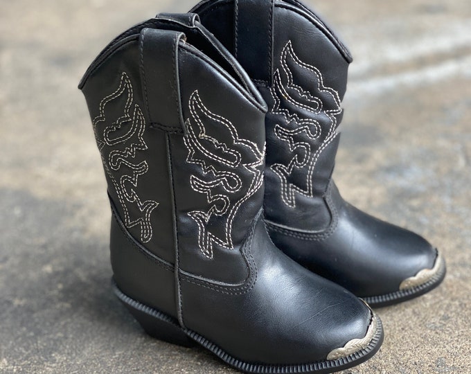 Healthtex Kids Cowboy Boots Vintage Etsy
