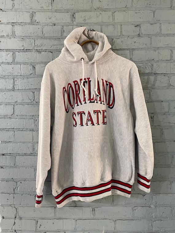 Cortland State Hooded Sweatshirt Vintage
