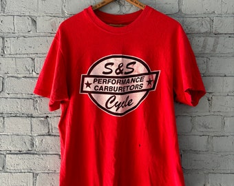 Vintage 80's S&S Cycles T Shirt