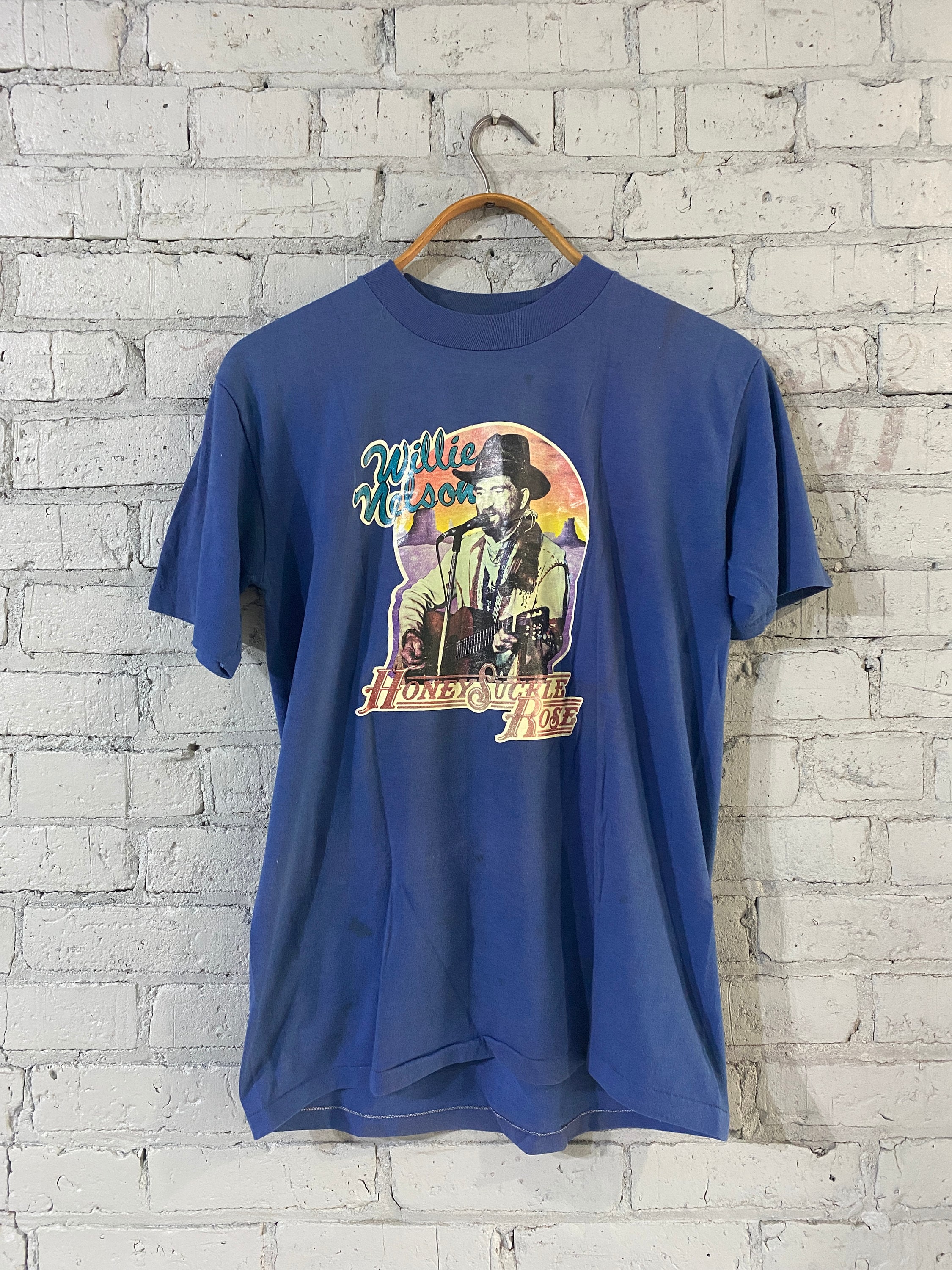 Willie Nelson Honey Suckle Rose Vintage T Shirt