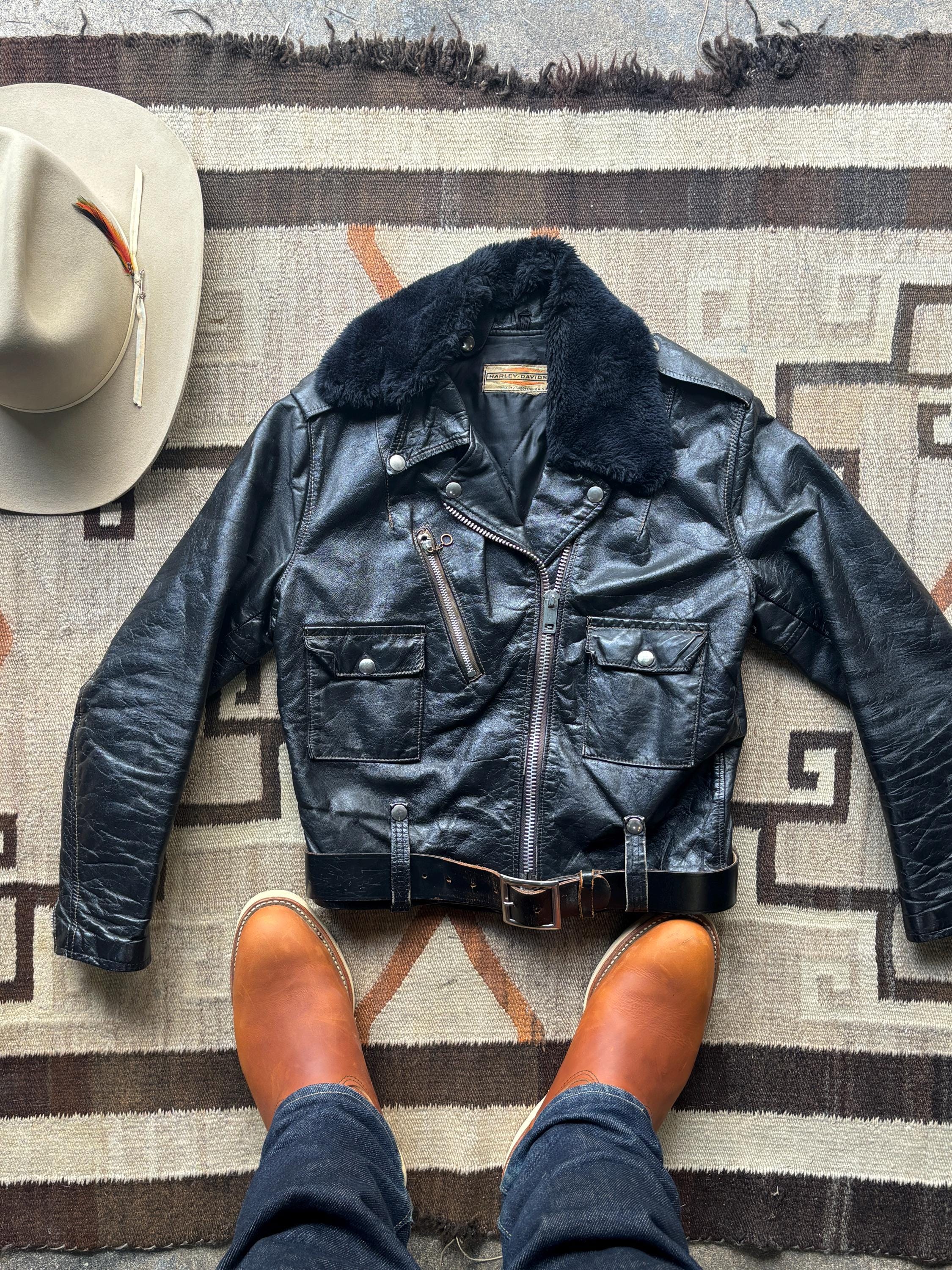 希少 50s Harley-Davidson 片ポケライダース レザージャケット 1950s Harley Davidson Leather Jacket - Etsy