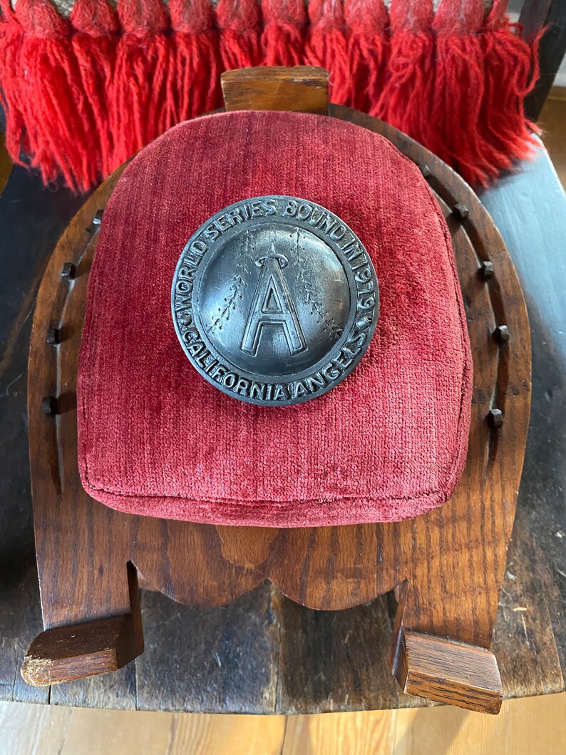 Al Shelton California Angels World Series Belt Buckle
