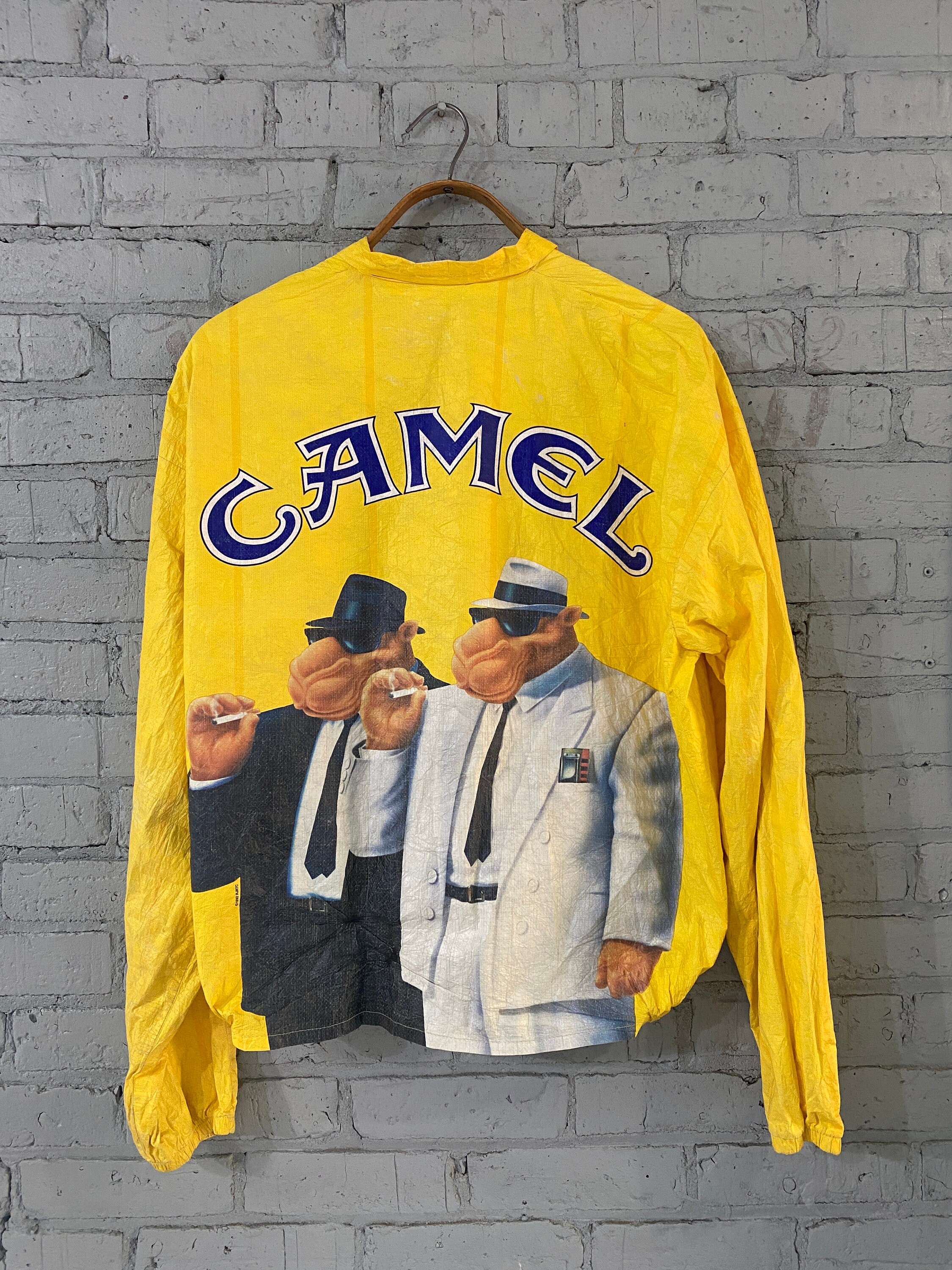 Yellow camel jacket sale