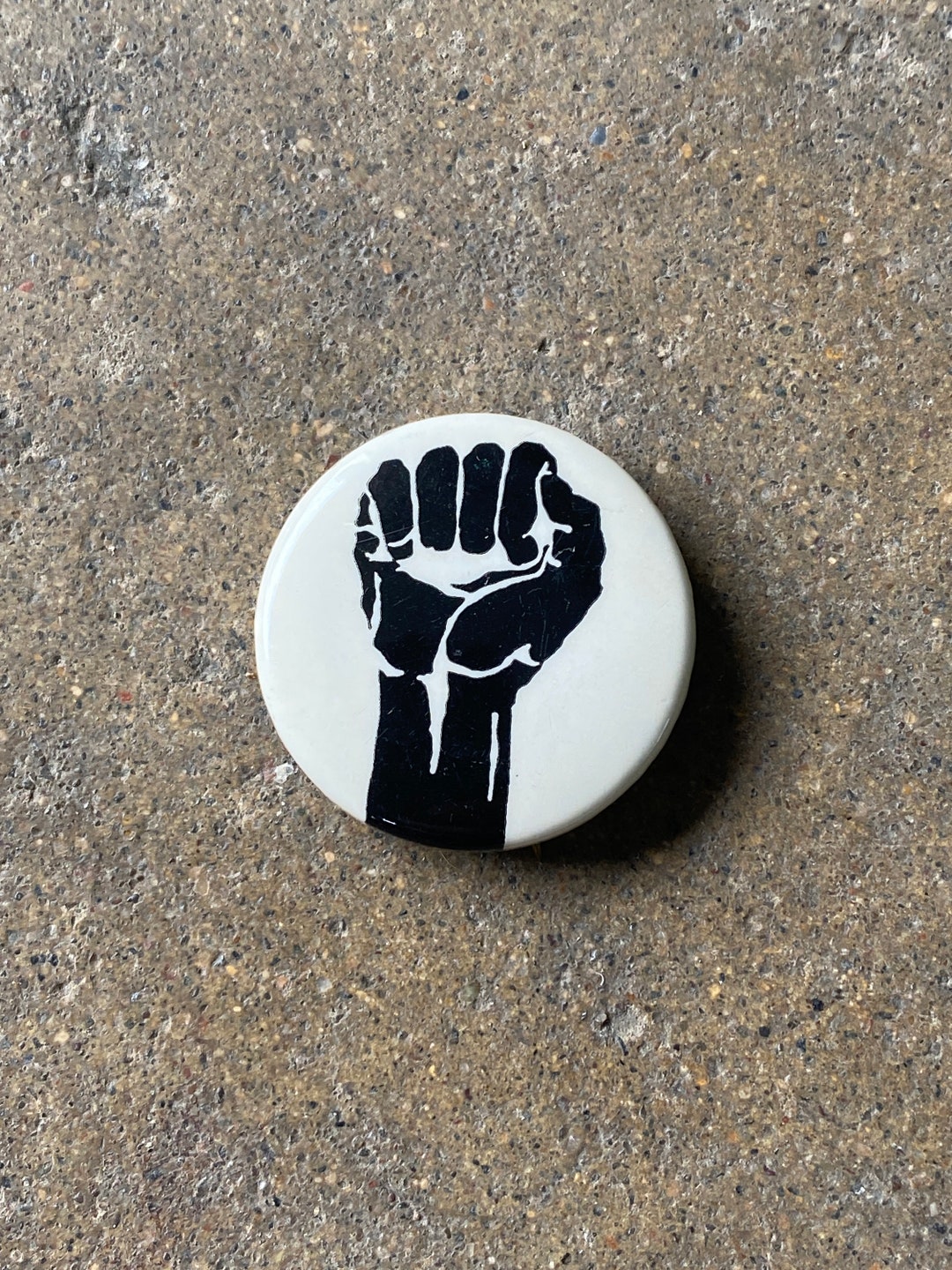 70's Power to the People - Protest Button 1.50