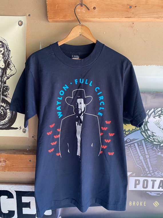 Waylon jennings shirt vintage Clearance