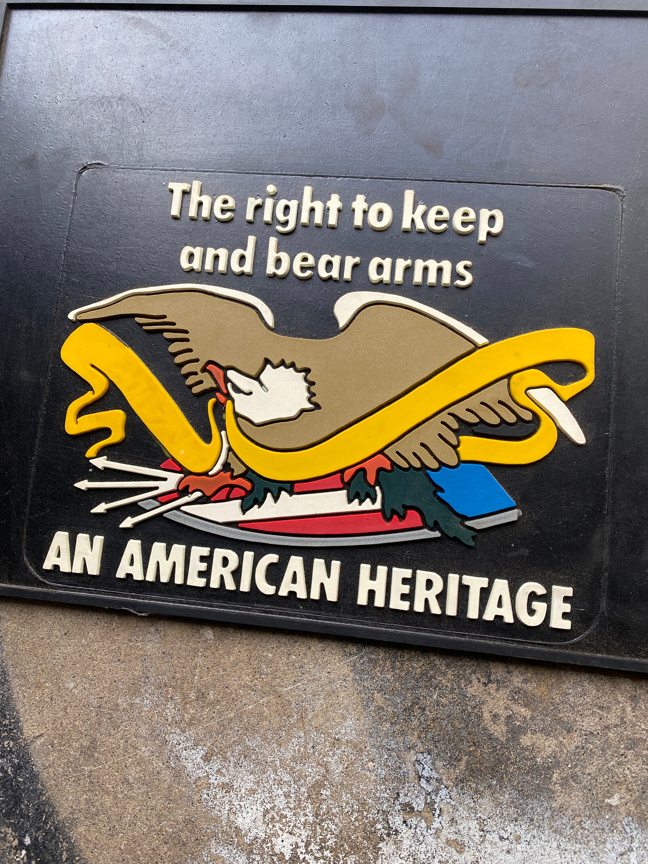 Vintage Right to Bear Arms - an American Heritage Splash Guards