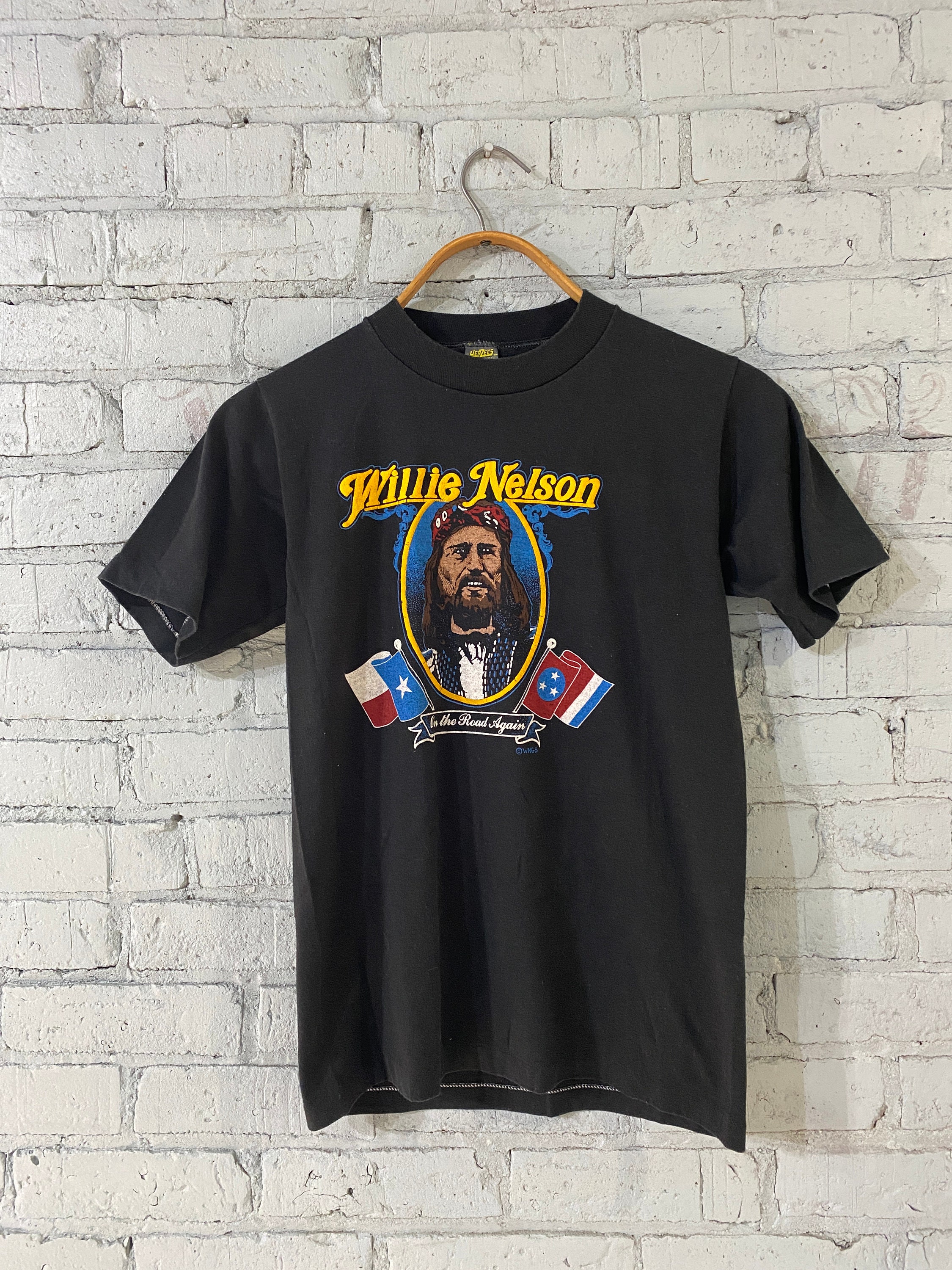 Willie Nelson on the Road Again Vintage T Shirt Australia