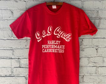 Vintage 80's S&S Cycles T Shirt