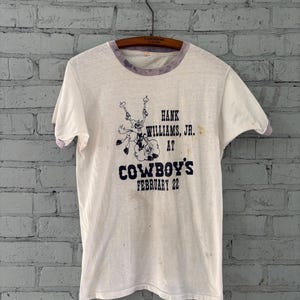 Vintage 80&#39;s Hank Williams Jr Tour T Shirt