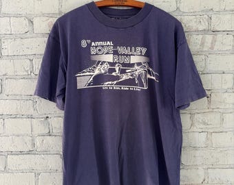 Vintage 1980's Biker Rally T shirt