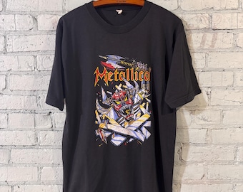 ミュージシャン 94' original vintage LLICA music t METALLICA 1994 T-shirt Vintage / Ride the Lightning - Etsy