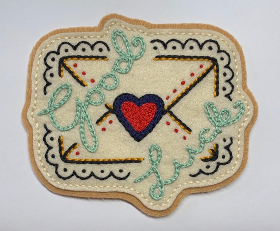 'Good Luck' love letter patch