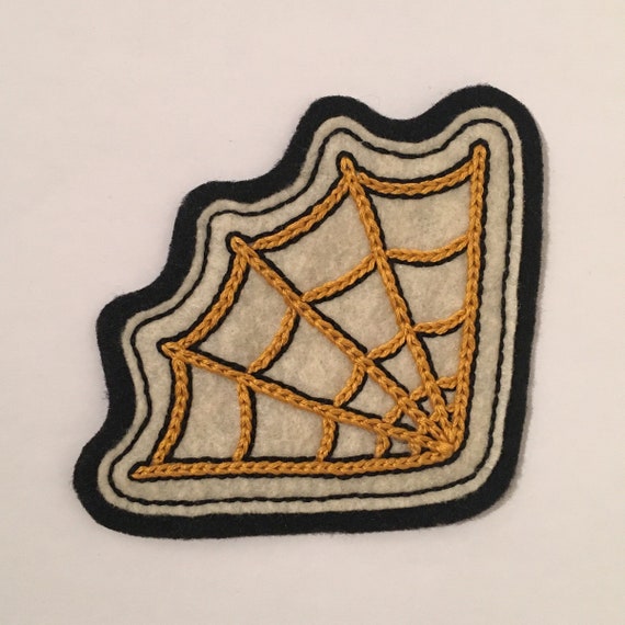 Large corner spider web patch