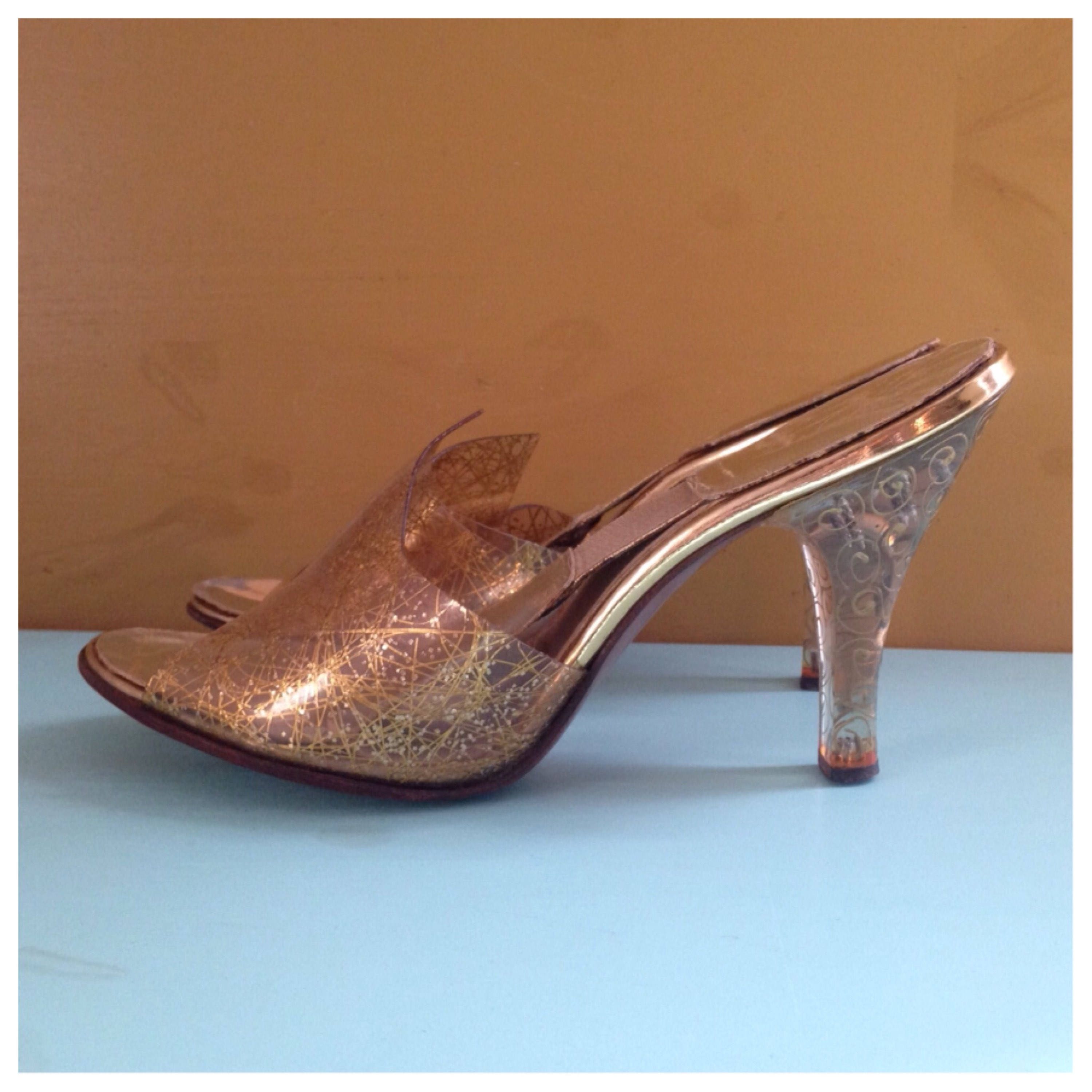 vintage lucite heels