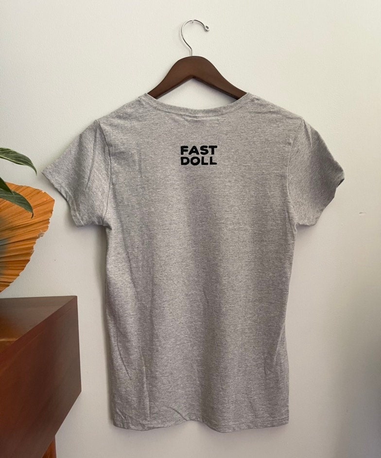 Discover Dont Be Like The Rest womens cut gray cotton tee