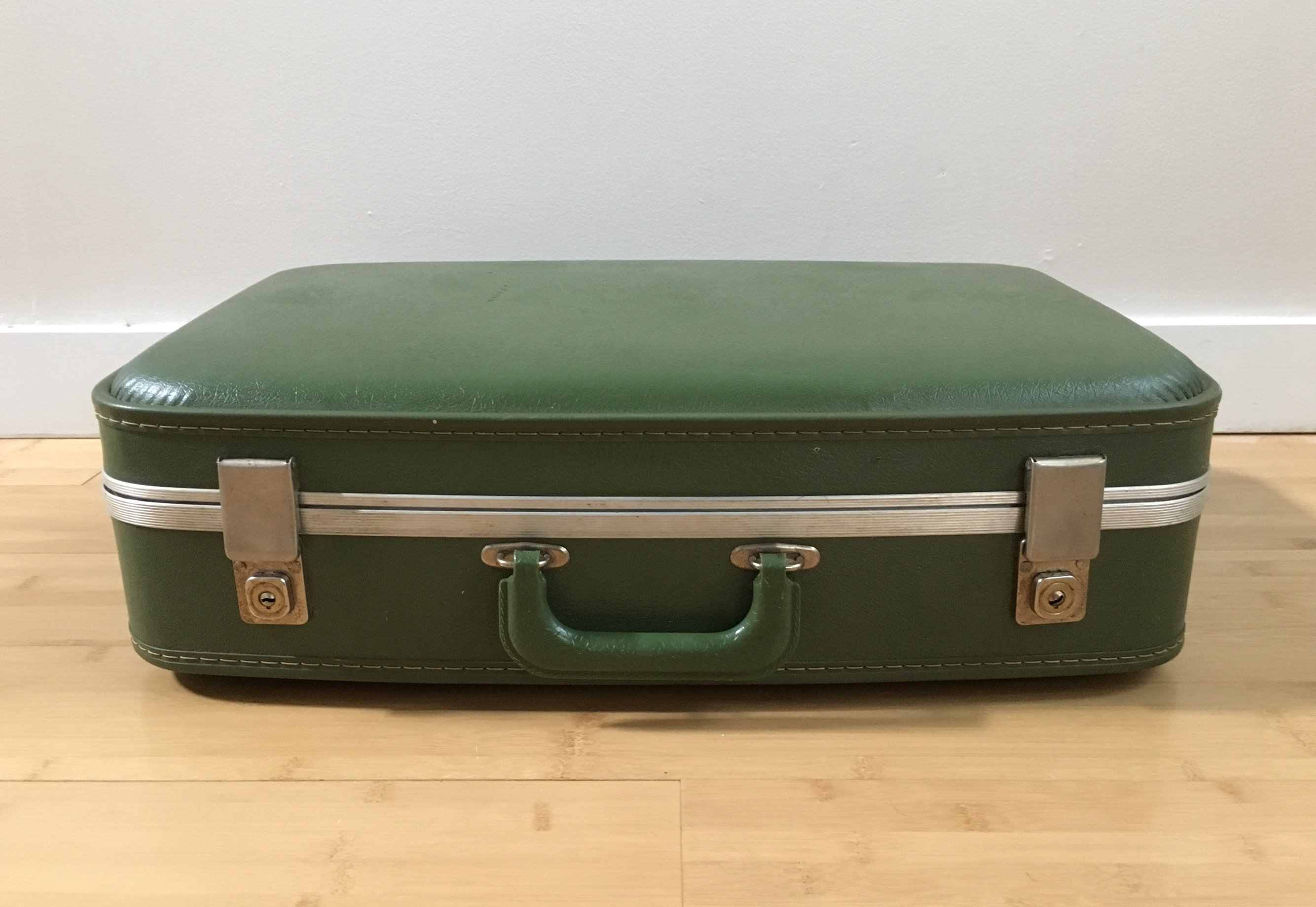 medium size hard suitcase