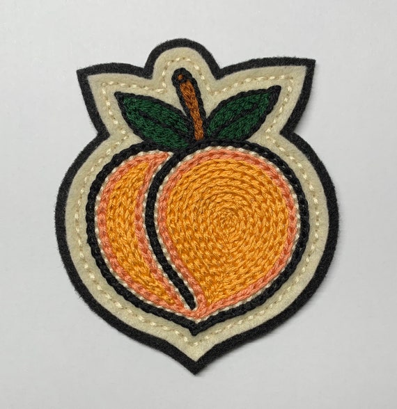 Pink & orange peach patch