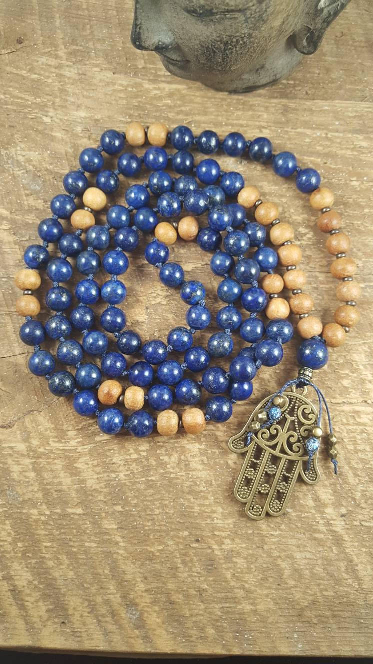 Mala Beads Mala Necklace 108 Bead Mala Necklace Meditation Etsy Canada