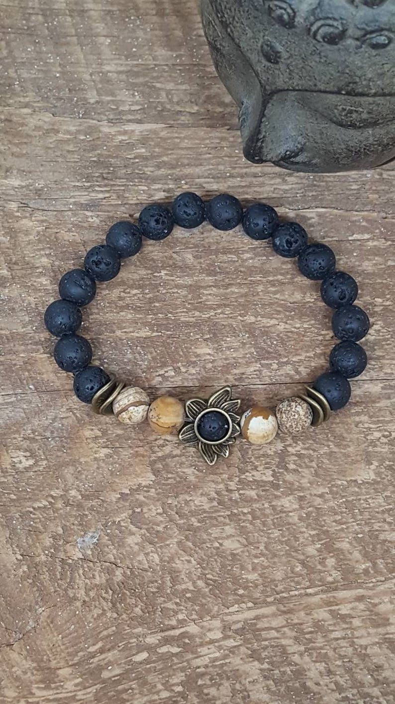 Mala Beads Mala Bead Bracelet Picture Jasper Gemstone Etsy