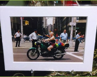 Gay Pride Parade: Rainbow Rider Photograph (2000s)