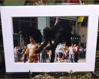 Gay Pride Parade: A Feathered Leopard Photograph (2000s)