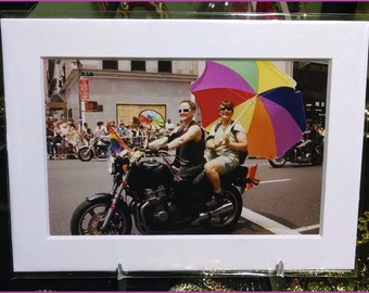 Gay Pride Parade: Rainbow Riders Photograph (2000s)