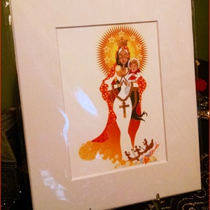 Impresión en color La Virgen de la Caridad del Cobre (2013)