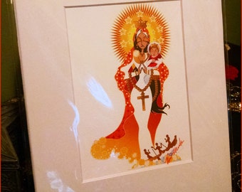 La Virgen de la Caridad del Cobre Color Print (2013)