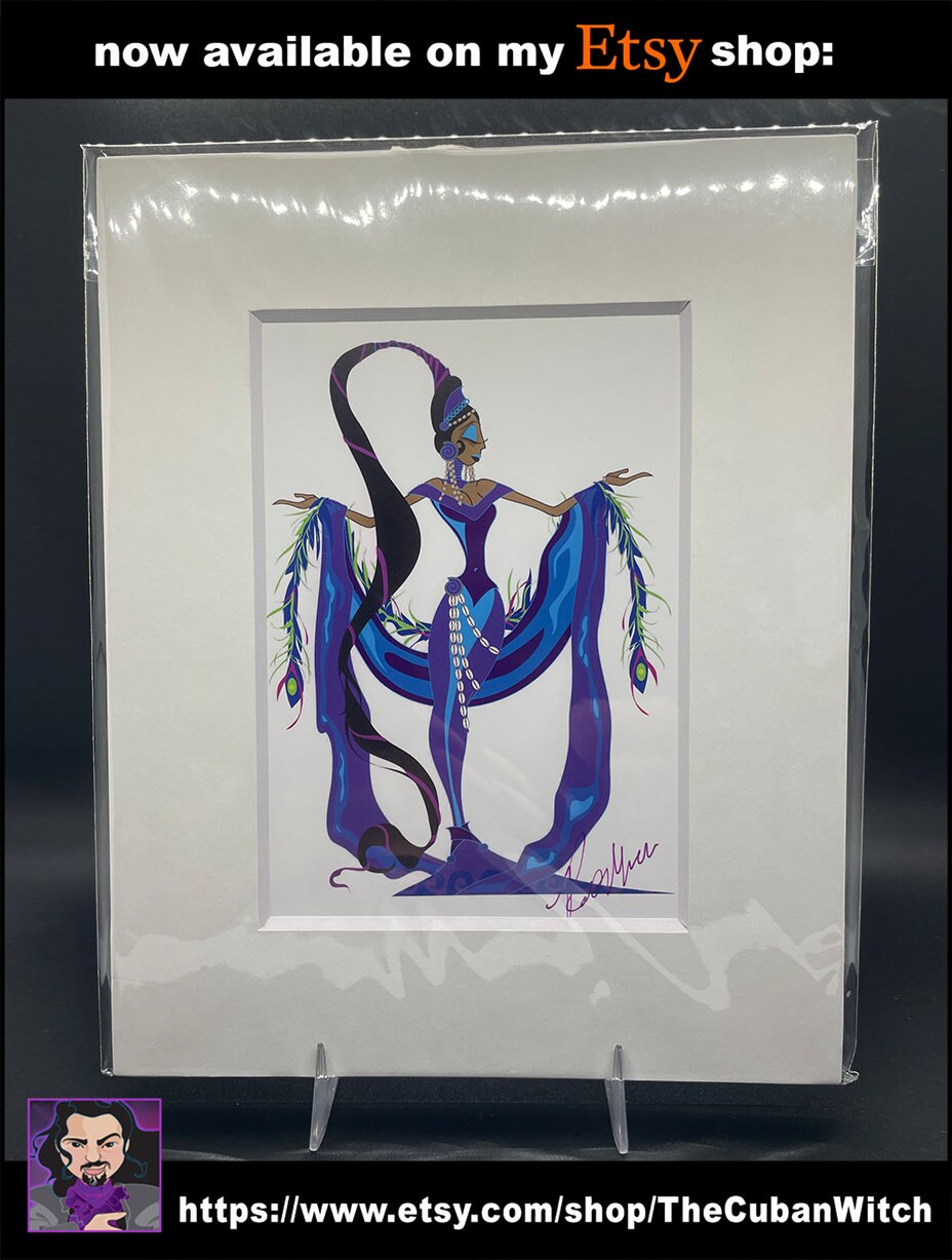 Yemaya Olokun Color Print (2013)