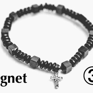 Magnet Unisex, Multi-styles Handmade Christian, Rosary & No cross Bracelets