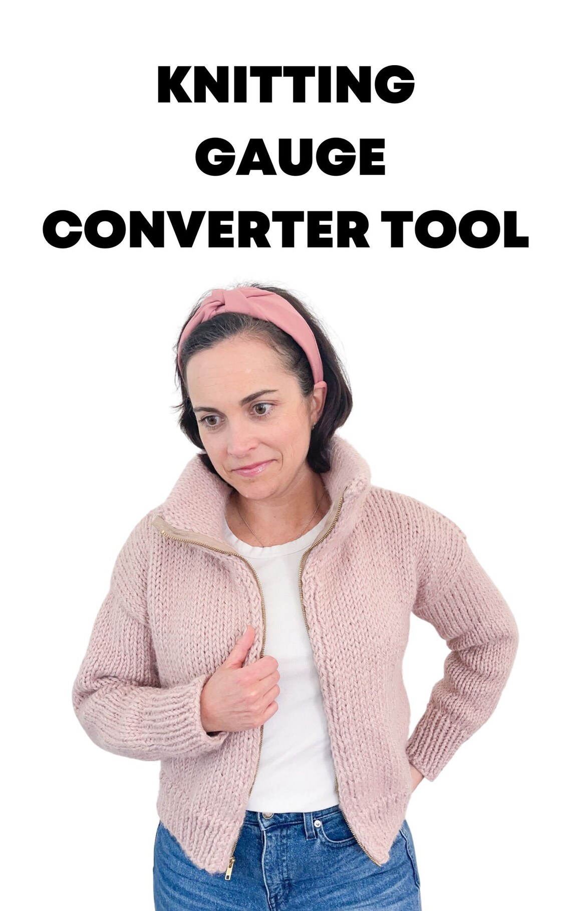Knitting Pattern Gauge Converter Tool, Switch Needle Size + Yarn Weight ...