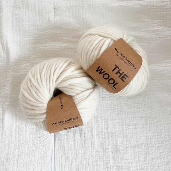 We Are Knitters The Wool Super Bulky Yarn in Natural