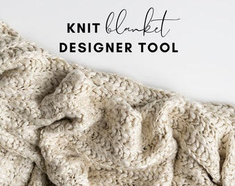 Knit Blanket Pattern Tool Design Your Own Knit Blanket Knitting Pattern Blanket Simple Knit Blanket Pattern Tool to Design Knitting Blanket