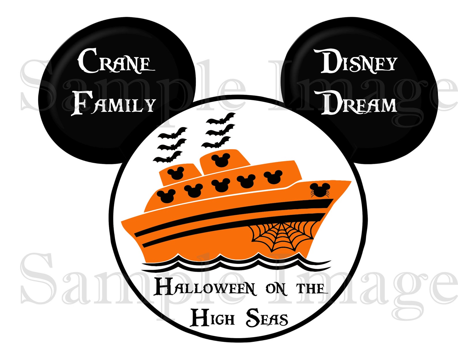 Disney Cruise Door Halloween on the High Seas Etsy