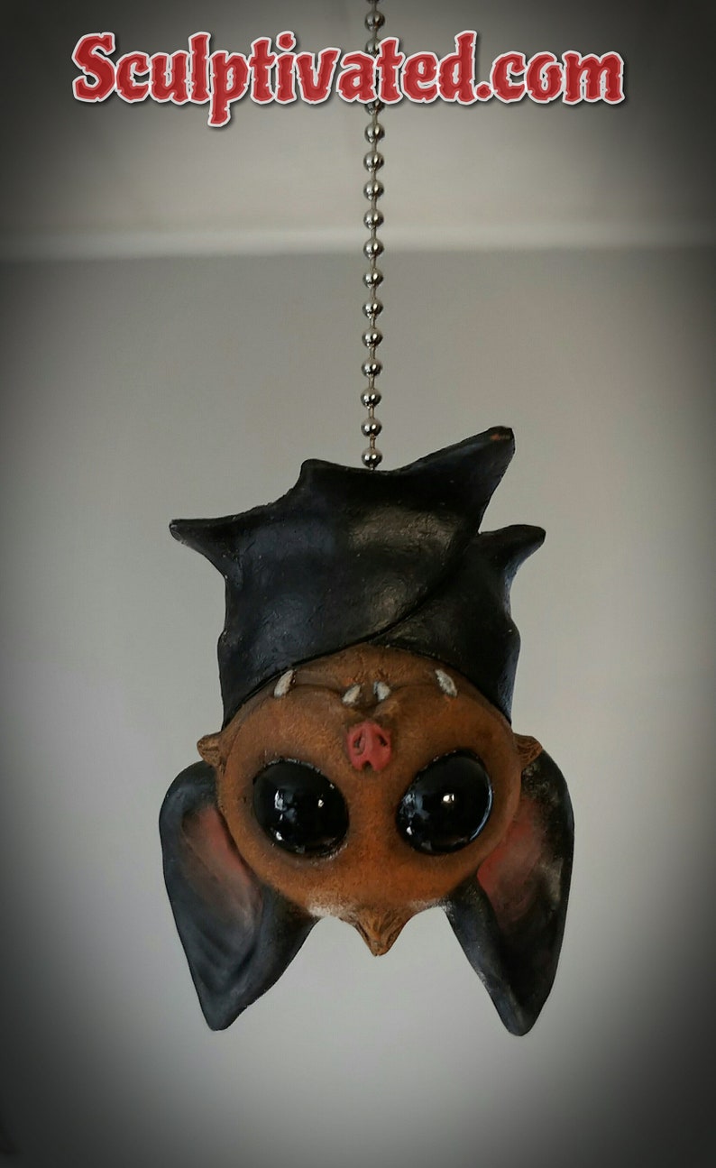Hanging Baby Bat Sculpture *Limited Edition*