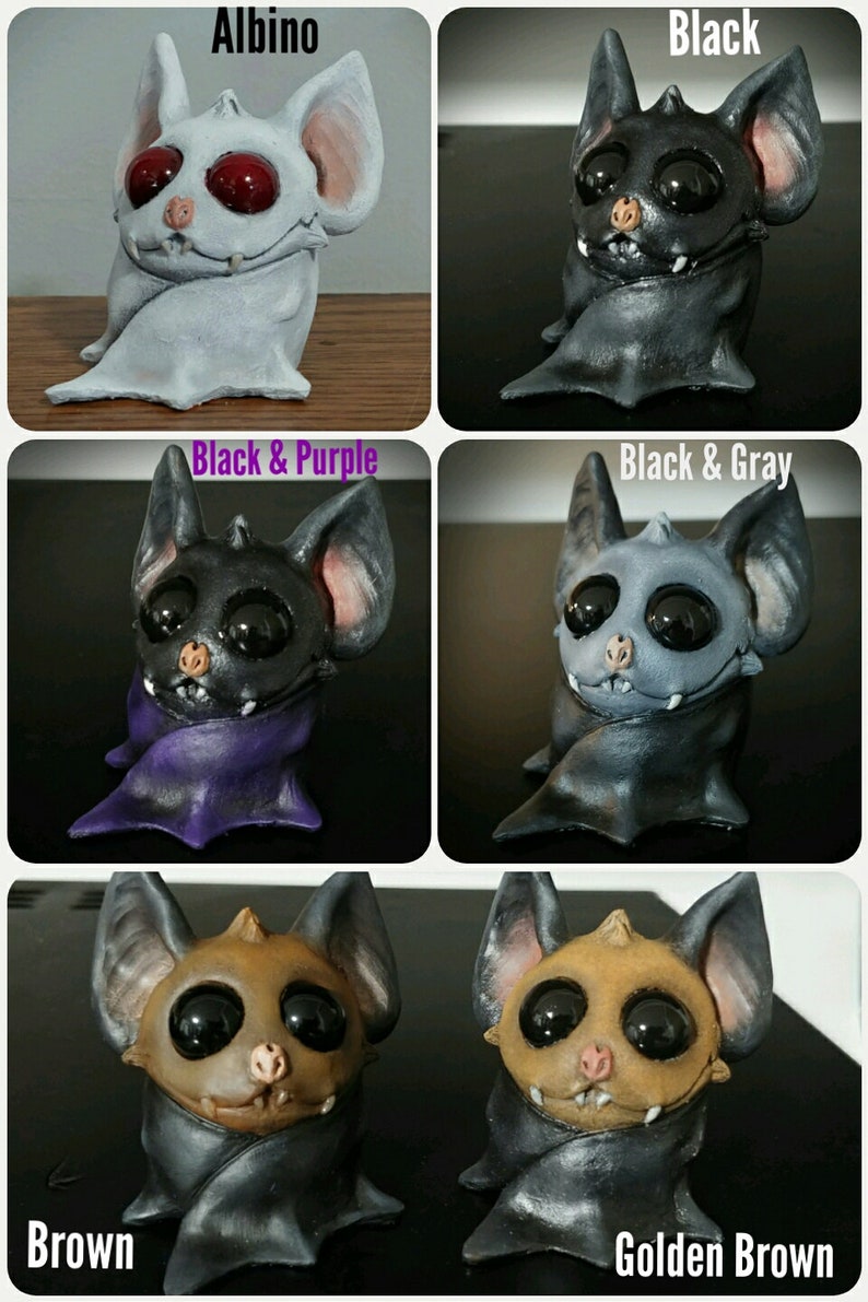 Hanging Baby Bat Sculpture *Limited Edition*