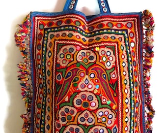 SALE Antique Kutchhi Dowry Bag, One of a Kind