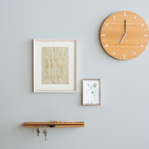 Wall Clock Small oak image 2