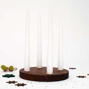 Classic round Advent wreath nut image 6