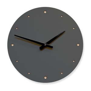 Wall Clock pewter image 6