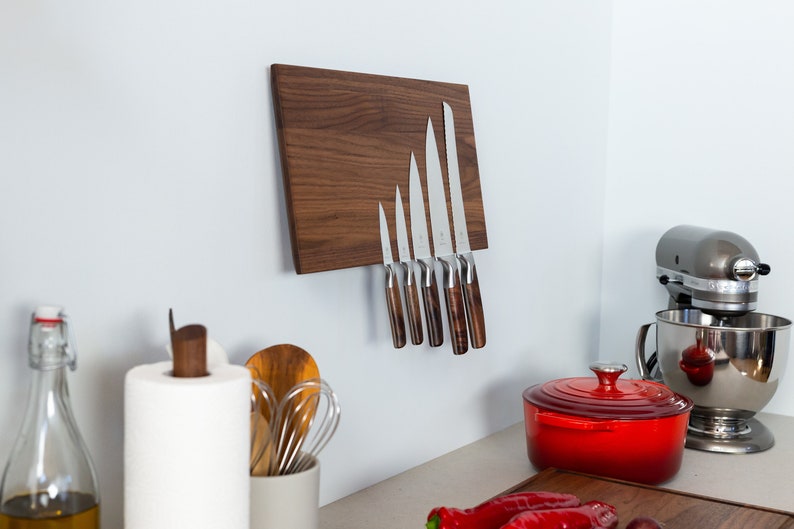 Magnetic Knife Block Wall Mounted nut image 2