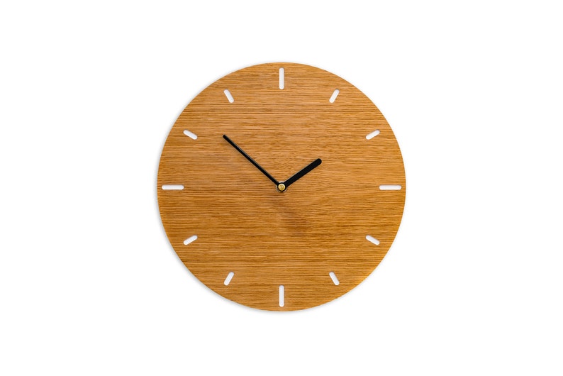 Wall Clock Small oak image 8