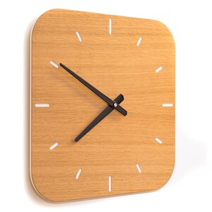 Kitchen Clock oak image 3