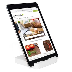Tablet Halter Weiß