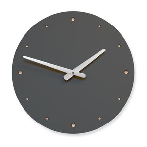 Wall Clock pewter image 7