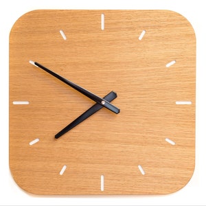 Kitchen Clock oak image 1