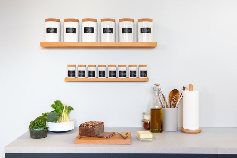 Spice Rack 10 containers beech image 10