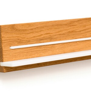 Magazine holder oak, long image 9