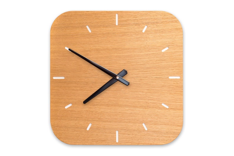 Kitchen Clock oak image 8