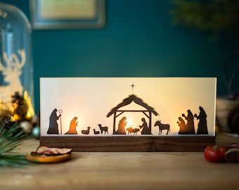 Luminary Nativity Scene (nut)